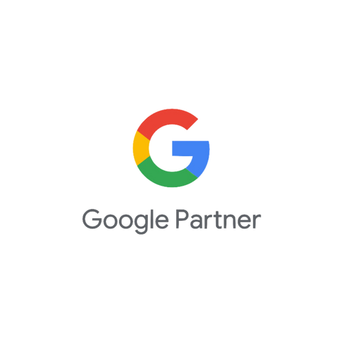 Google Partner logo with the colorful 'G' on a white background