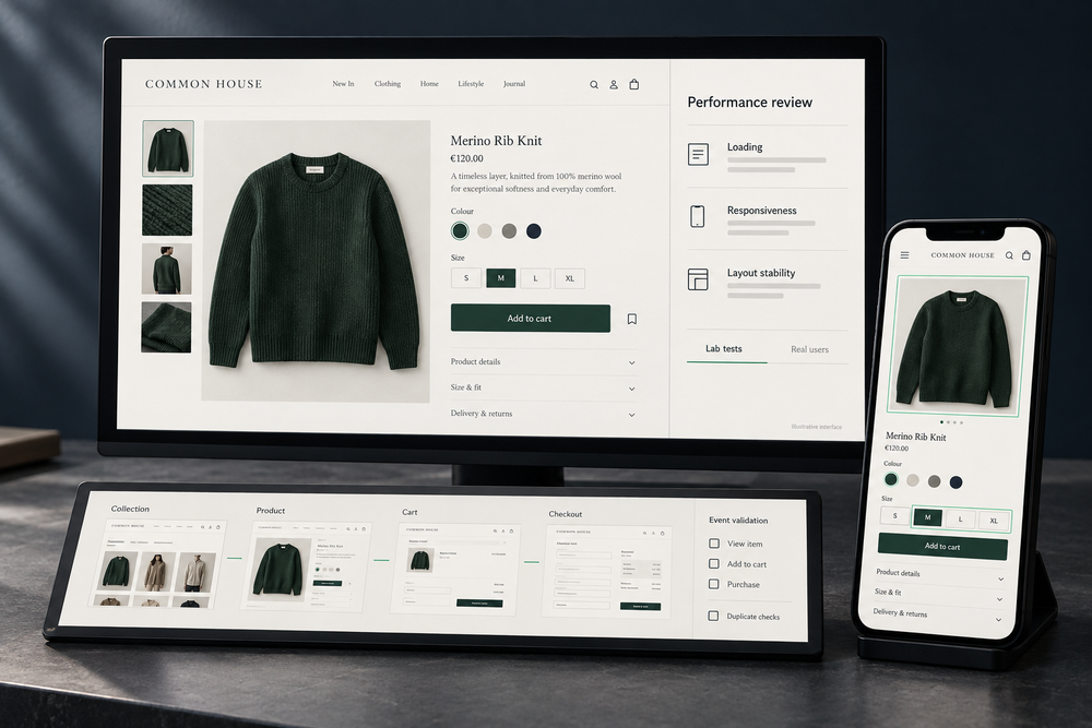 Website analytics and performance review