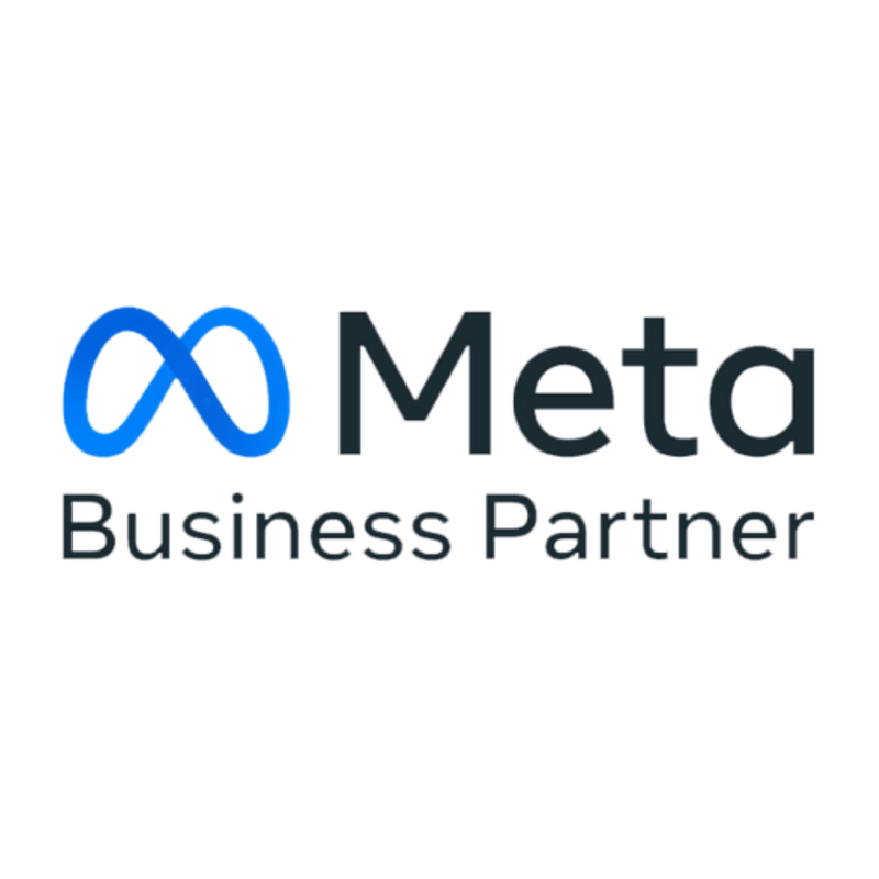 Meta Business Partner logo on a white background